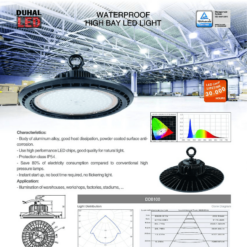 Đèn công nghiệp led chống thấm 50W (DDB050)