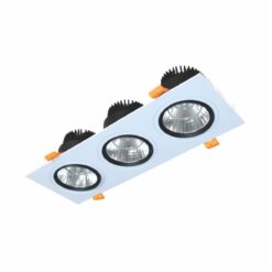 Đèn led Downlight vuông chiếu điểm âm trần 3x5W (DFC3051)